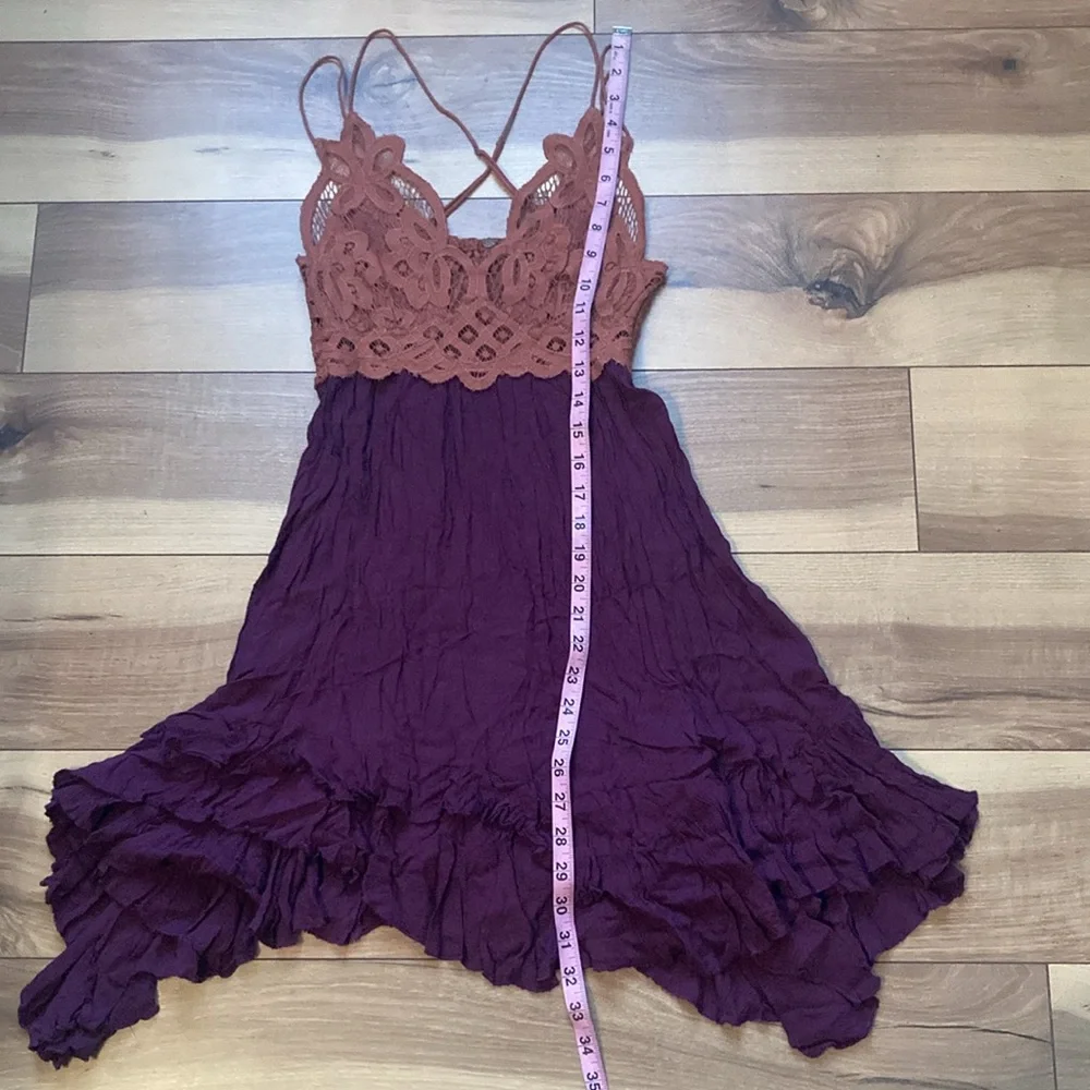 Free People Adella Mini Slip Dress